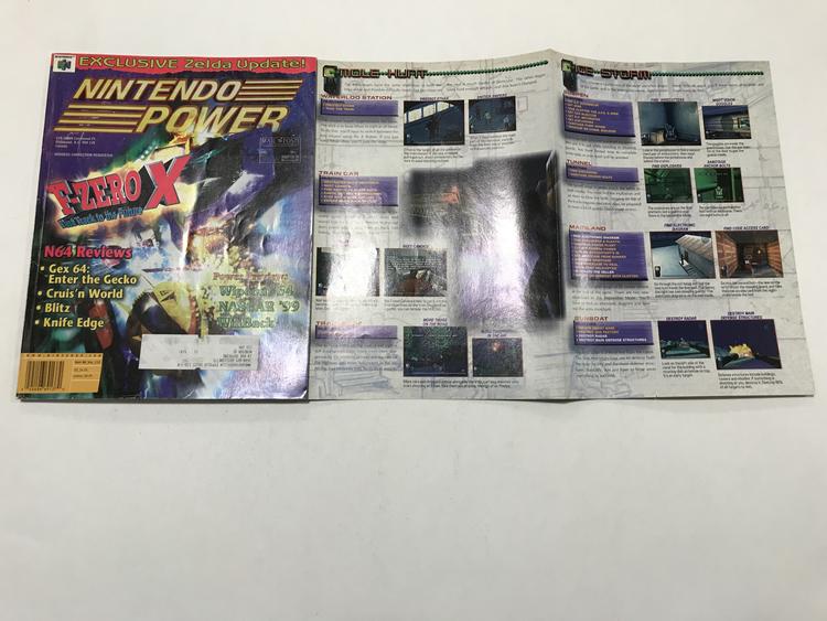 NINTENDO POWER GAMER MAGAZINE VOLUME 112 WITH POSTER - F-ZERO X
