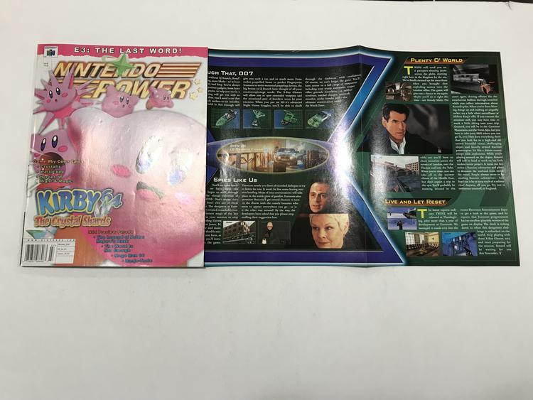 NINTENDO POWER GAMER MAGAZINE VOLUME 134 WITH POSTER - KIRBY 64 THE CRYSTAL SHARDS