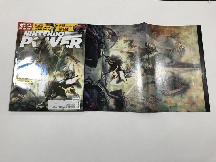 NINTENDO POWER GAMER MAGAZINE VOLUME 211 WITH POSTER - THE LEGEND OF ZELDA TWILIGHT PRINCESS