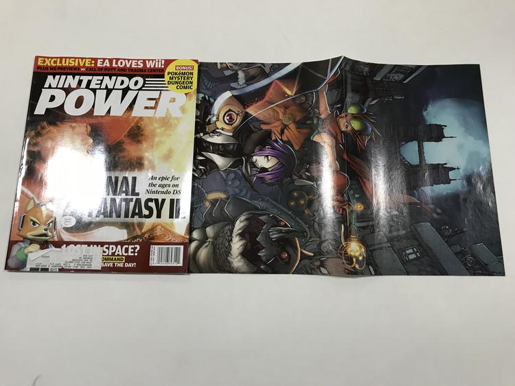 NINTENDO POWER GAMER MAGAZINE VOLUME 208 WITH POSTER - FINAL FANTASY III
