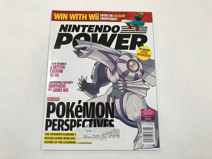 NINTENDO POWER GAMER MAGAZINE VOLUME 215 WITH POSTER - POKEMON DIAMOND & PEARL