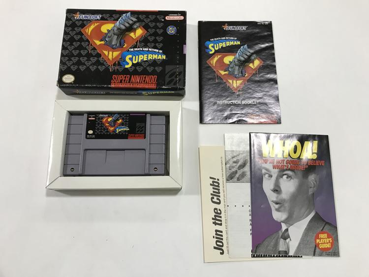 THE DEATH AND RETURN OF SUPERMAN (COMPLETE IN BOX)