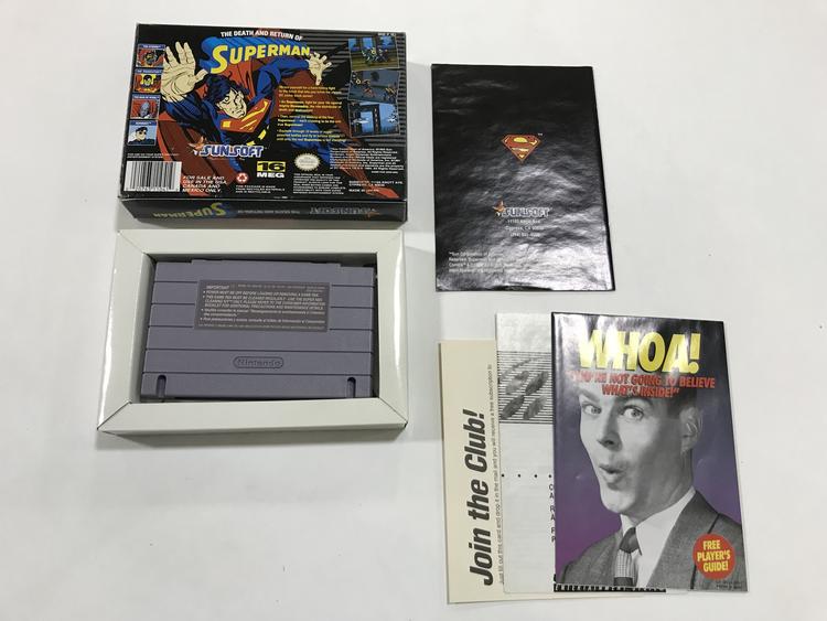 THE DEATH AND RETURN OF SUPERMAN (COMPLETE IN BOX)
