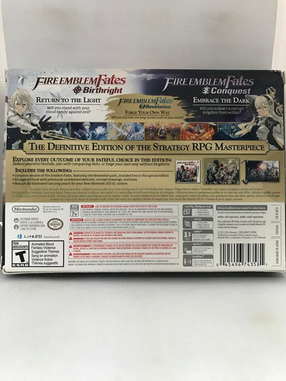 FIRE EMBLEM FATES BIRTHRIGHT + CONQUEST + REVELATION SPECIAL EDITION (COMPLETE IN BOX) (usagé)