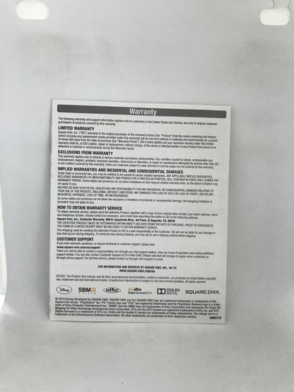 KINGDOM HEARTS HD I.5 REMIX LIMITED EDITION (COMPLETE IN BOX)