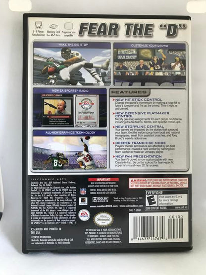 MADDEN NFL 2005 (COMPLETE IN BOX)