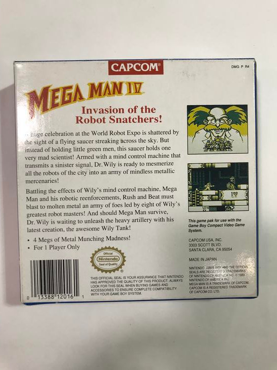 MEGA MAN IV (COMPLETE IN BOX)