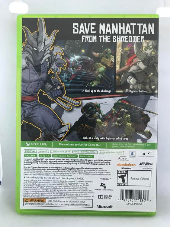 TEENAGE MUTANT NINJA TURTLES MUTANTS IN MANHATTAN (WITH BOX) (usagé)