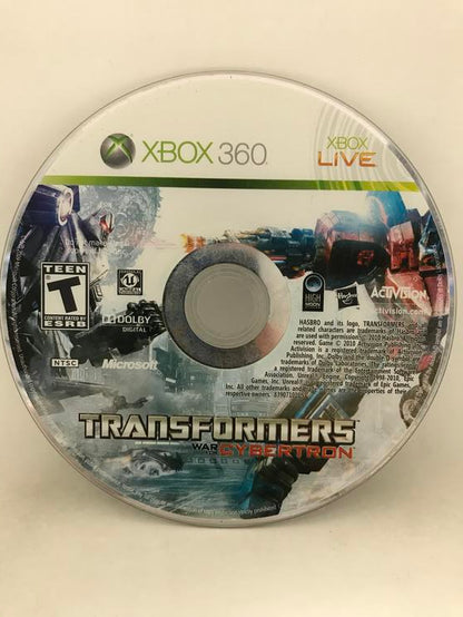 TRANSFORMERS WAR FOR CYBERTRON (CD ONLY)
