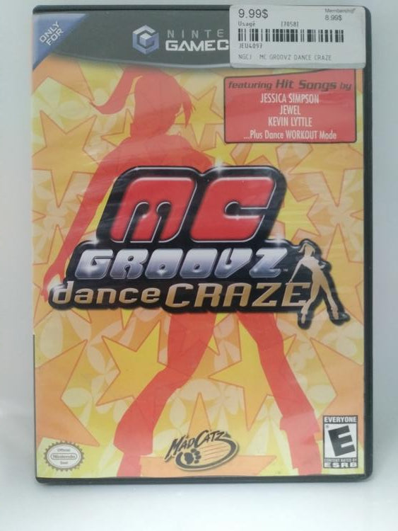 MC GROOVZ DANCE CRAZE GAME ONLY (COMPLETE IN BOX)