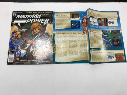 NINTENDO POWER GAMER MAGAZINE VOLUME 144 WITH POSTER - ZELDA ORACLE OF SEASONS