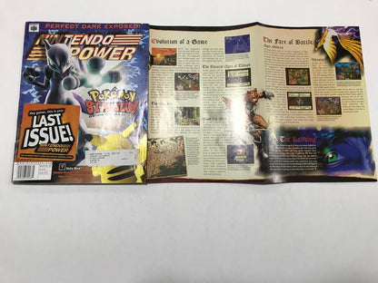 NINTENDO POWER GAMER MAGAZINE VOLUME 130 WITH POSTER - POKEMON STADIUM
