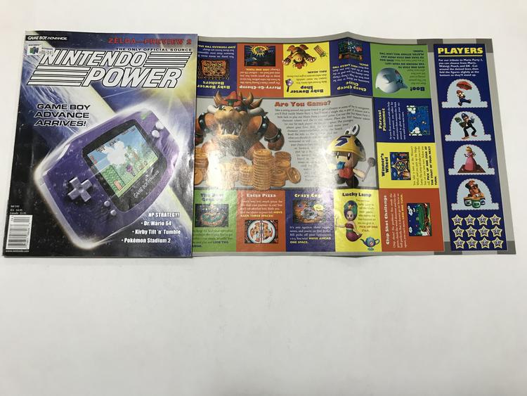 NINTENDO POWER GAMER MAGAZINE VOLUME 143 WITH POSTER - GAMEBOY ADVANCE REVEAL