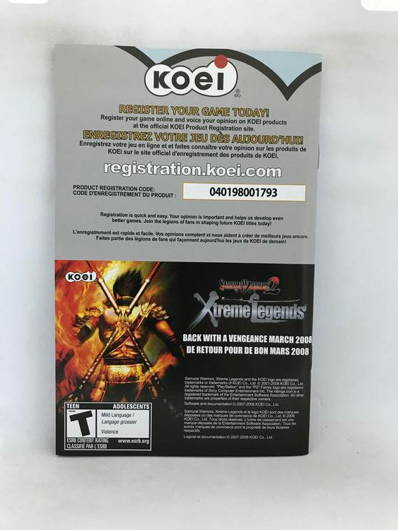 DYNASTY WARRIORS 6 (COMPLETE IN BOX)