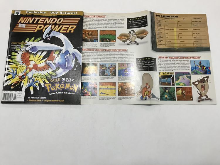 NINTENDO POWER GAMER MAGAZINE VOLUME 136 WITH POSTER - POKEMON GOLD AND SILVER