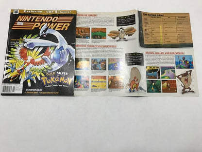 NINTENDO POWER GAMER MAGAZINE VOLUME 136 WITH POSTER - POKEMON GOLD AND SILVER