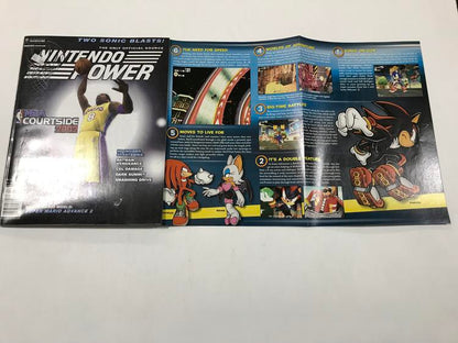 NINTENDO POWER GAMER MAGAZINE VOLUME 153 WITH POSTER - NBA COURTSIDE 2002