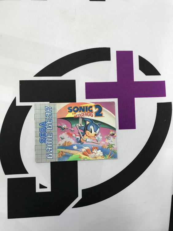 SGG SONIC THE HEDGEHOG 2 INSTRUCTION BOOKLET ENGLISH