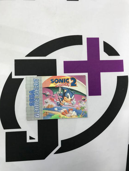 SGG SONIC THE HEDGEHOG 2 INSTRUCTION BOOKLET ENGLISH (usagé)
