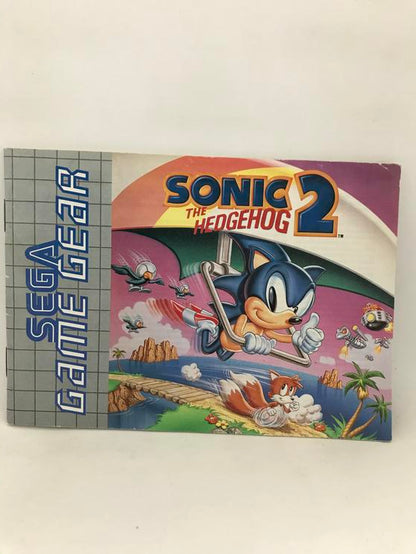 SGG SONIC THE HEDGEHOG 2 INSTRUCTION BOOKLET ENGLISH (usagé)
