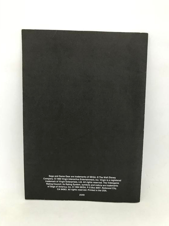SGG THE LION KING INSTRUCTION BOOKLET ENGLISH