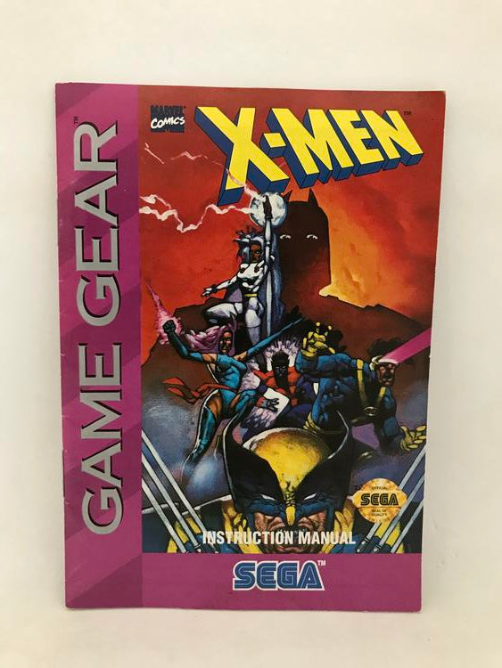 SGG X-MEN INSTRUCTION BOOKLET ENGLISH (usagé)