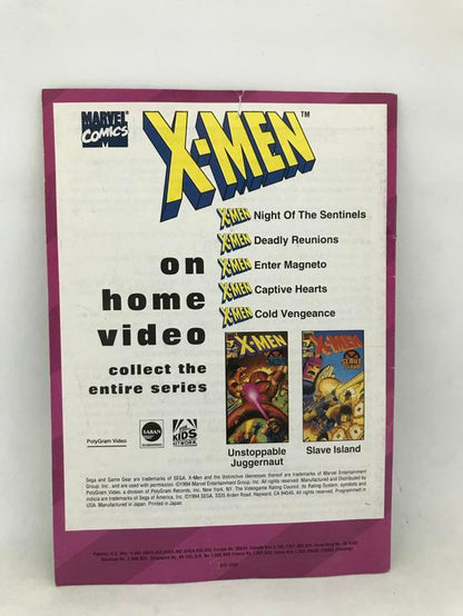 SGG X-MEN INSTRUCTION BOOKLET ENGLISH