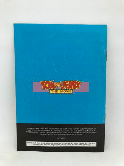 SGG TOM AND JERRY THE MOVIE INSTRUCTION BOOKLET ENGLISH