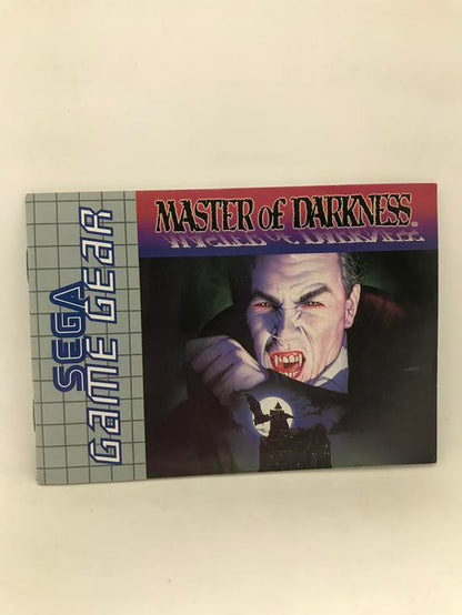 SGG VAMPIRE MASTER OF DARKNESS INSTRUCTION BOOKLET ENGLISH