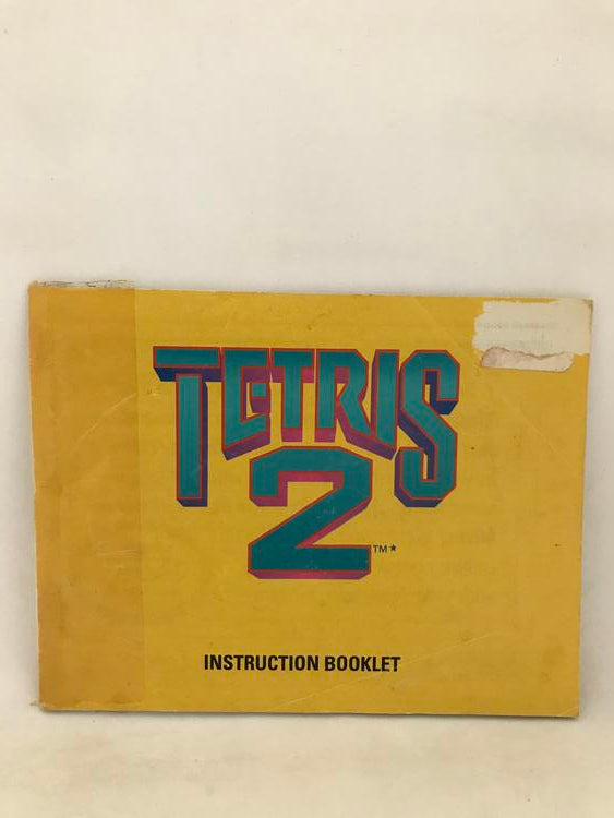 NES TETRIS 2 INSTRUCTION BOOKLET ENGLISH