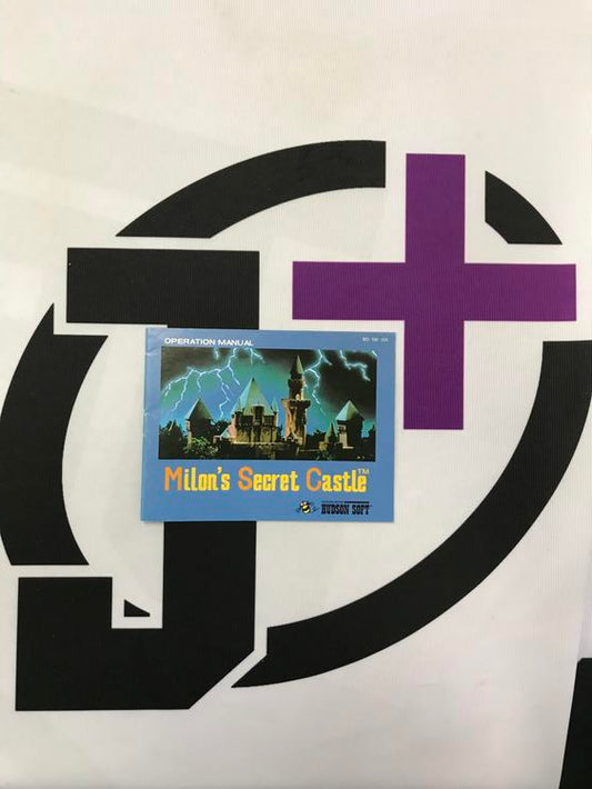 NES MILON'S SECRET CASTLE INSTRUCTION BOOKLET ENGLISH (usagé)