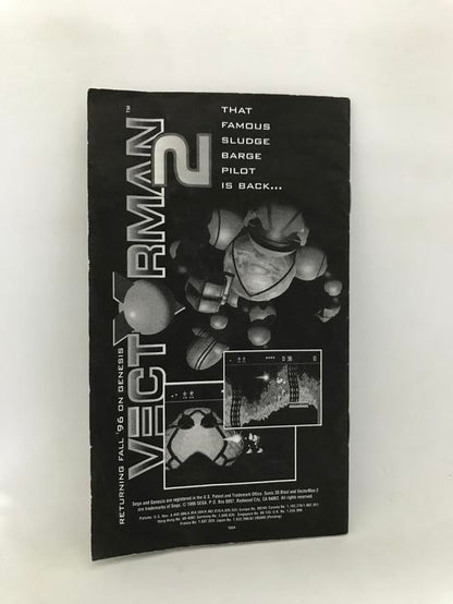 GEN SONIC 3D BLAST INSTRUCTION BOOKLET ENGLISH