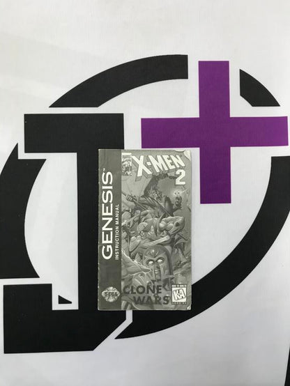 GEN X-MEN 2 CLONE WARS INSTRUCTION BOOKLET ENGLISH