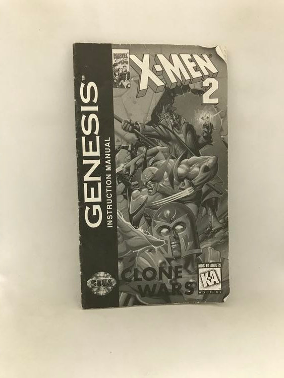 GEN X-MEN 2 CLONE WARS INSTRUCTION BOOKLET ENGLISH (usagé)