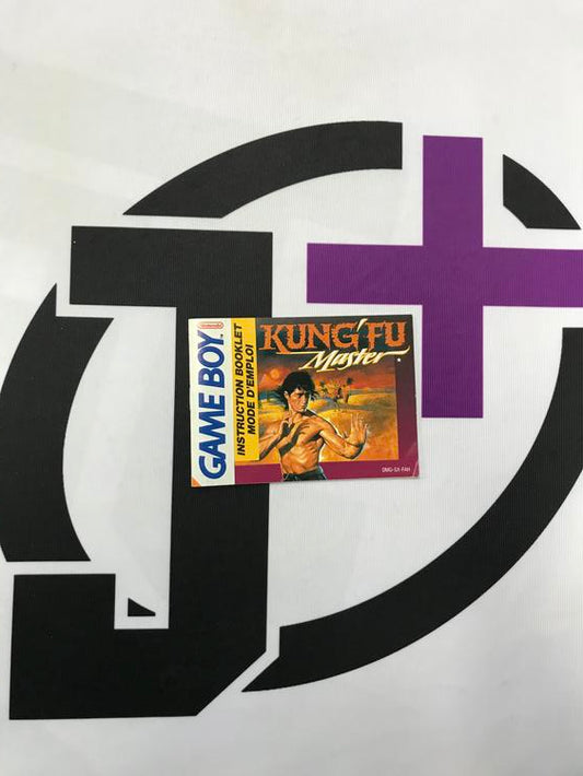 GB KUNG FU MASTER INSTRUCTION BOOKLET ENGLISH (usagé)