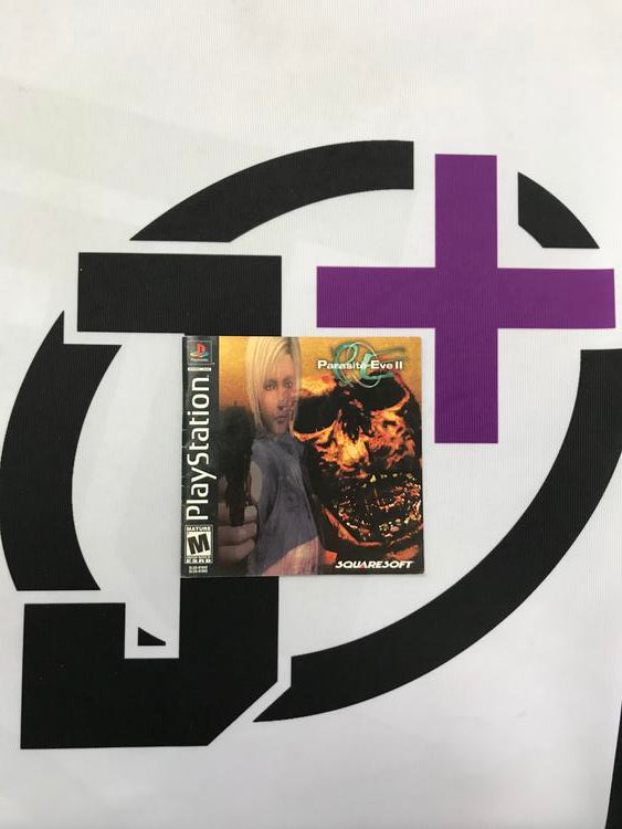 PS1 PARASITE EVE II INSTRUCTION BOOKLET ENGLISH
