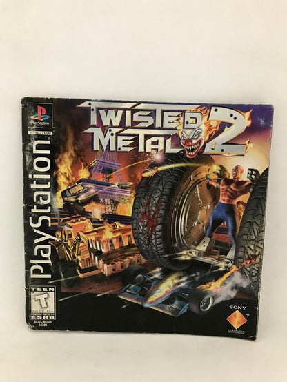 PS1 TWISTED METAL 2 INSTRUCTION BOOKLET ENGLISH
