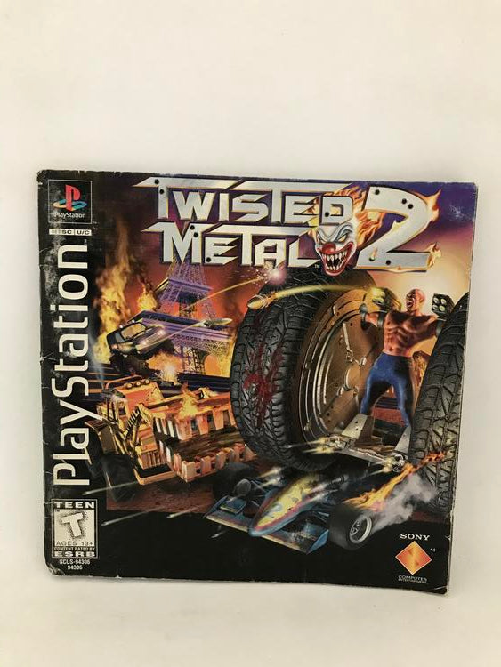 PS1 TWISTED METAL 2 INSTRUCTION BOOKLET ENGLISH (usagé)