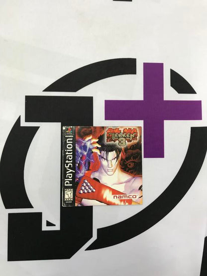 PS1 TEKKEN 3 INSTRUCTION BOOKLET ENGLISH