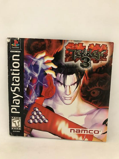 PS1 TEKKEN 3 INSTRUCTION BOOKLET ENGLISH