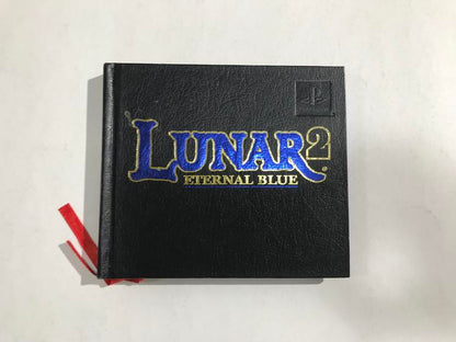 PS1 LUNAR 2 ETERNAL BLUE HARD BOOK INSTRUCTION BOOKLET + STRATEGY GUIDE ENGLISH