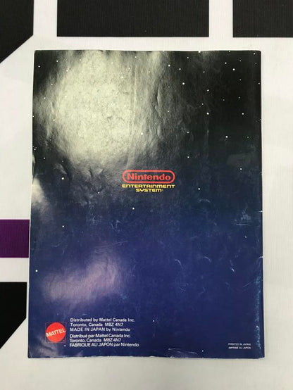 NES SYSTEM CONTROL DECK INSTRUCTION BOOKLET ENGLISH (usagé)