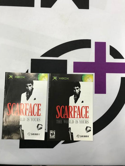 XBOX SCARFACE INSTRUCTION BOOKLET BILINGUAL