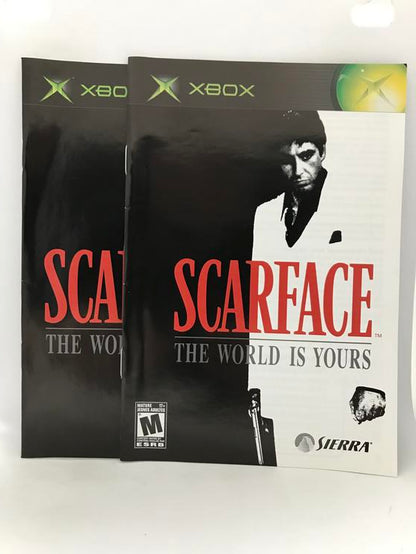 XBOX SCARFACE INSTRUCTION BOOKLET BILINGUAL