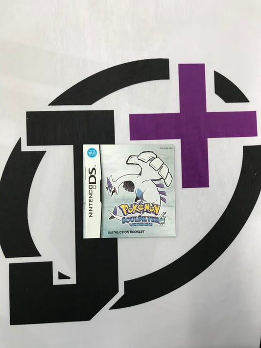 NDS POKEMON SOULSILVER INSTRUCTION BOOKLET ENGLISH