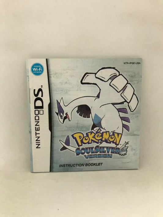 NDS POKEMON SOULSILVER INSTRUCTION BOOKLET ENGLISH