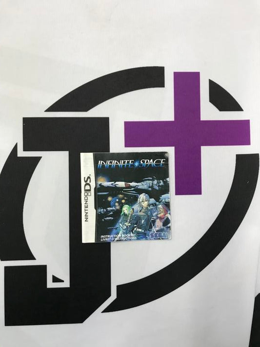 NDS INFINITE SPACE INSTRUCTION BOOKLET BILINGUAL (usagé)