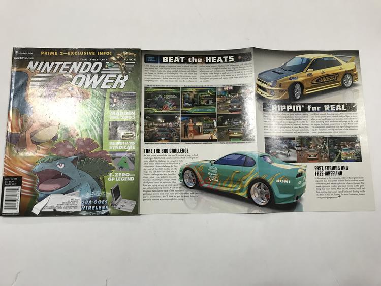 NINTENDO POWER GAMER MAGAZINE VOLUME 184 WITH POSTER - POKEMON FIRE RED & LEAF GREEN