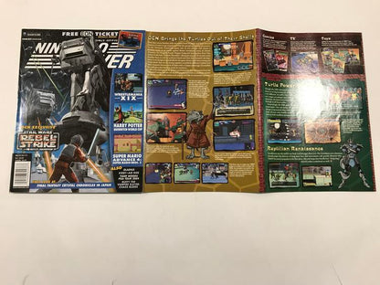 NINTENDO POWER GAMER MAGAZINE VOLUME 173 WITH POSTER & EON POKEMON TICKET - STAR WARS REBEL STRIKE ROGUE SQUADRON III