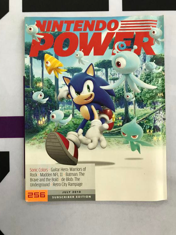 NINTENDO POWER GAMER MAGAZINE VOLUME 256 - SONIC COLORS